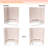 60'' W 32'' D Shower Base, Single Threshold Shower Pan with 3-Sided Flange & Non-Slip Solid Surface, Left/Right Drain Outlet-90597210