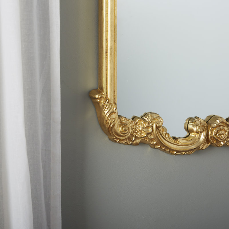 Roman Arch Beveled Mirror, Gold
