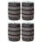 Good Ideas 50 Gallons Weather Resistant Polyethylene Drainable Dual Overflow Rain Barrel
