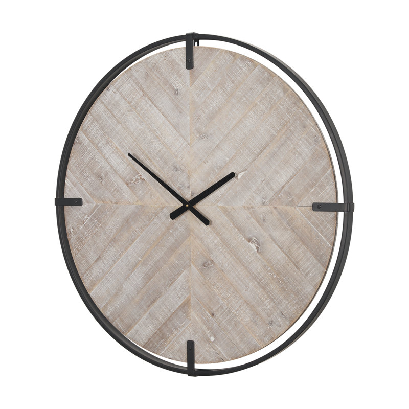 Katelind Manufactured Wood Wall Clock