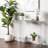 30" Acrylic Console Table with Shelf