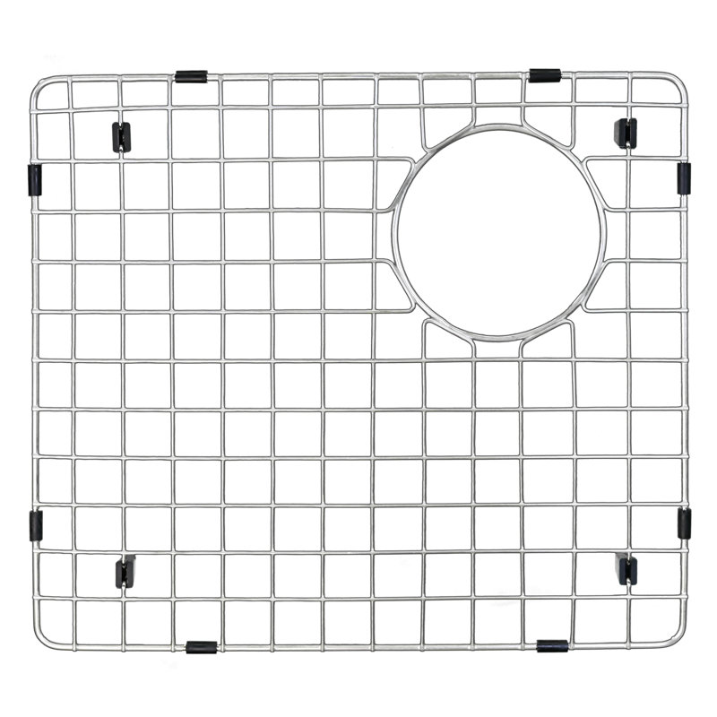 Karran 15-1/2 In. X 14 In. Stainless Steel Bottom Grid Fits Large Bowl on Qt-721 and Qu-721