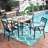 Horwich 4 - Person Patio Dining Set with Square Table