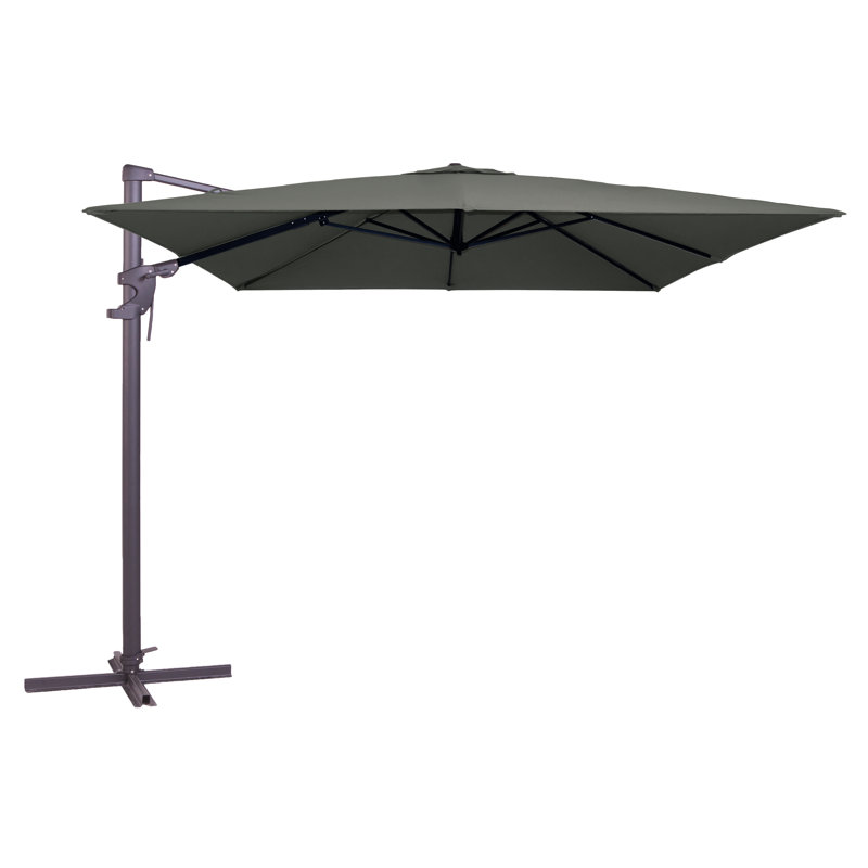 Fareham Tilt Cantilever Parasol, Dark Grey, 270" H x 250" W x 250" D