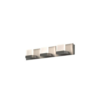 AFX ARLV250418L35D1SN Arlo 25 In. 3-Light LED Vanity Fixture Satin Nickel, 3500k