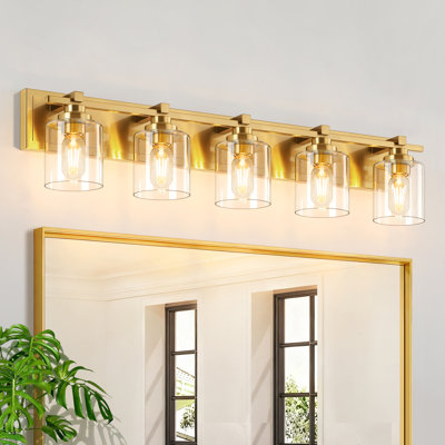 Modern Bathroom Light Fixtures Over Mirror, Vanity Lights for  E26 Socket (Bulbs Not Included)