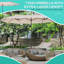 Brylan 460 cm W X 270 cm D Rectangular Market Parasol with Crank Lift-469623932