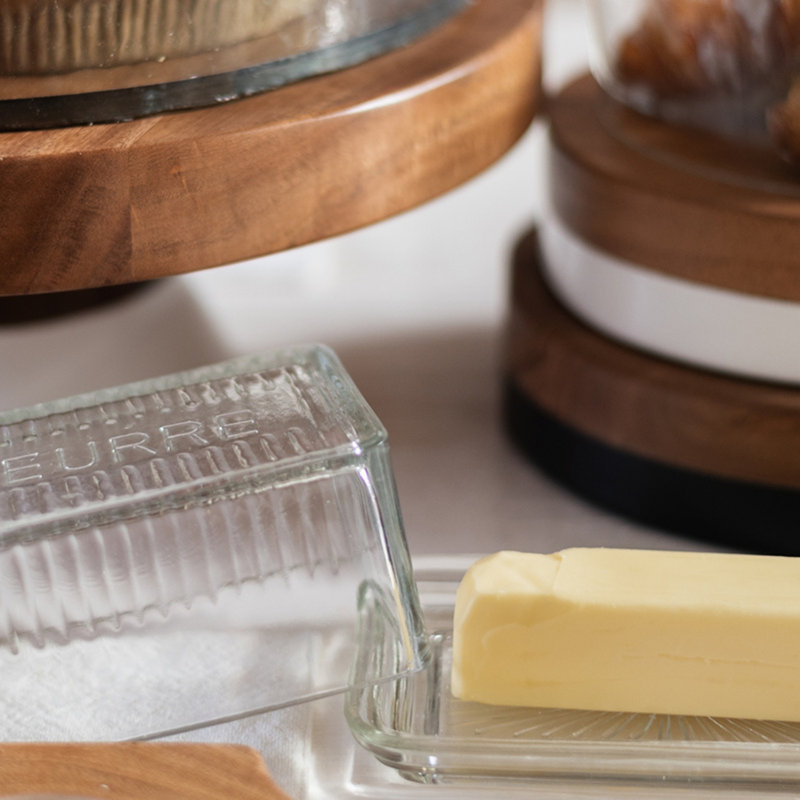 Beurrier en verre Bistro