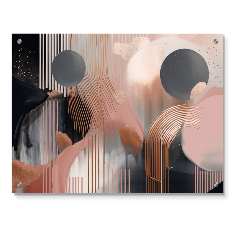 Whispers Of Marble II - Art mural abstrait en marbre pour salon, H 24 po x l 32 po