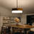 5-Lights Dimmable Farmhouse Drum Chandelier