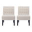 Chaise d'appoint [ensemble de 2 pièces]