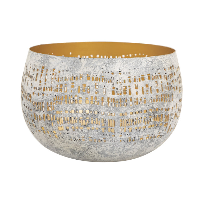 Hector Candleholder - Small Whitewash