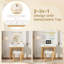 Ensemble coiffeuse avec tabouret et miroir Mukul-670299708
