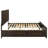 Brookes Wood Eastern King Storage Panel Bed Dark Cocoa-422652638-422652633