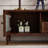 American style retro solid wood TV cabinet