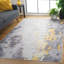 Tapis gris / doré Bennita 803-39823076