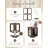 4x6 Picture Frames for Tabletop: Rotating Box Design, Brown