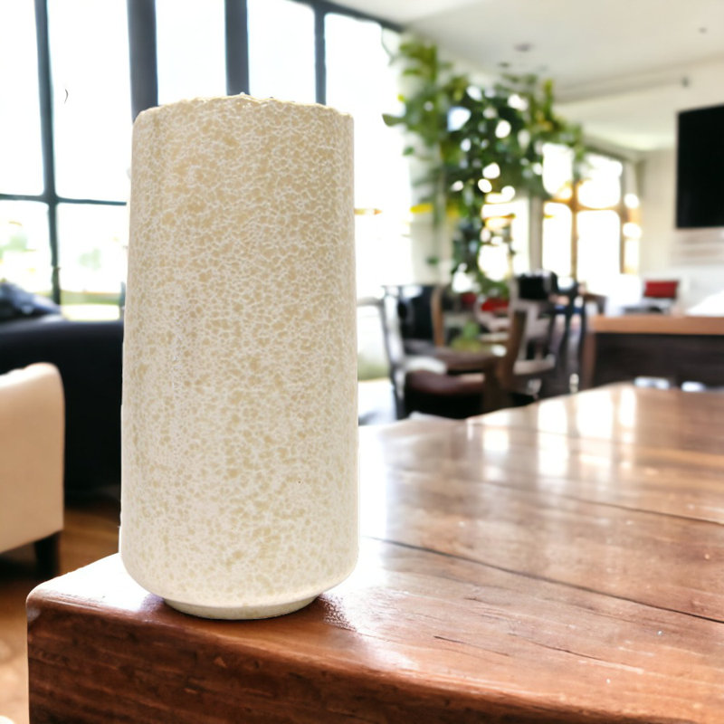 Janyhia Handmade Ceramic Table /Floor Vase, Ivory
