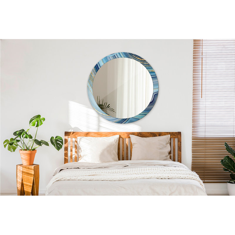 Huldar Glass Flat Wall Mirror