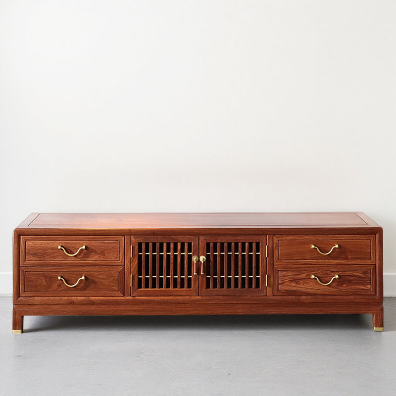 Meuble télé simple et créatif, H 19,69 po x L 77,95 po x l 15,35 po