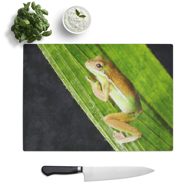 Frog Vol.1 Chopping Board, 0.4cm H x 20cm W x 28.5cm L