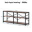 Rustic Farmhouse Style 3-Tier Console Table, Versatile Hall Table, TV Stand, and Bookshelf for Efficient Storage and Display