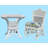 Stennett Round Glass Top Dining Table-1609075773