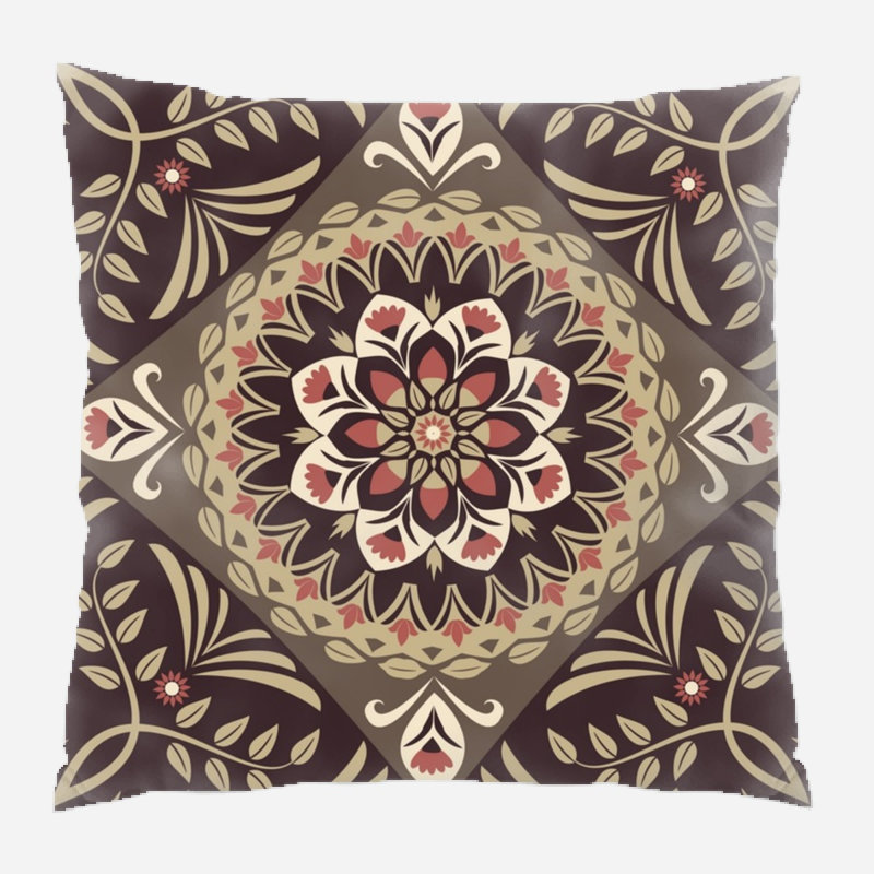 Housse et insert de coussin carré sans couture, Intérieur