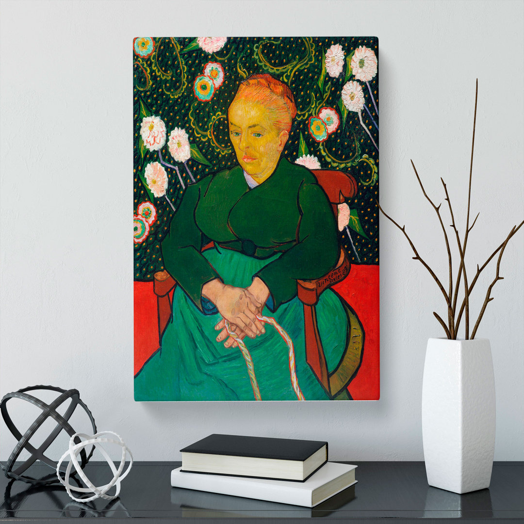 The Berceuse by Vincent Van Gogh - Wrapped Canvas