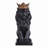 14.5" H Sitting Lion W/Crown Resin Statue Home Decor Living Room Display-109757794