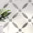 Calabria Frost Camira 10 in. x 10 in. Polished Marble Mosaic Floor and Wall Tile