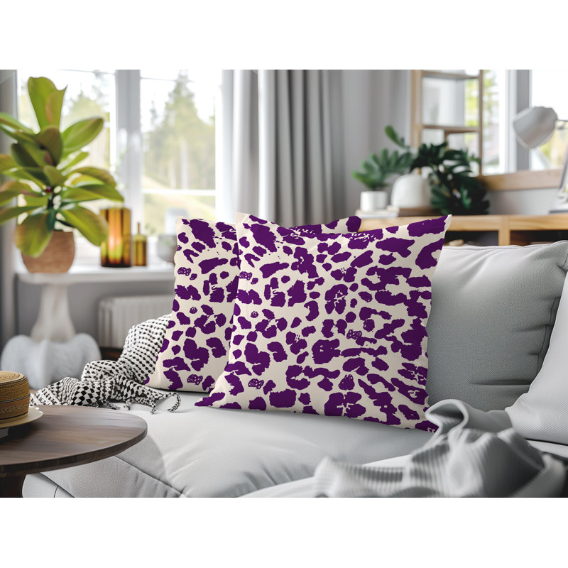 Coussin intérieur / extérieur Lexy, 18x18, Purple