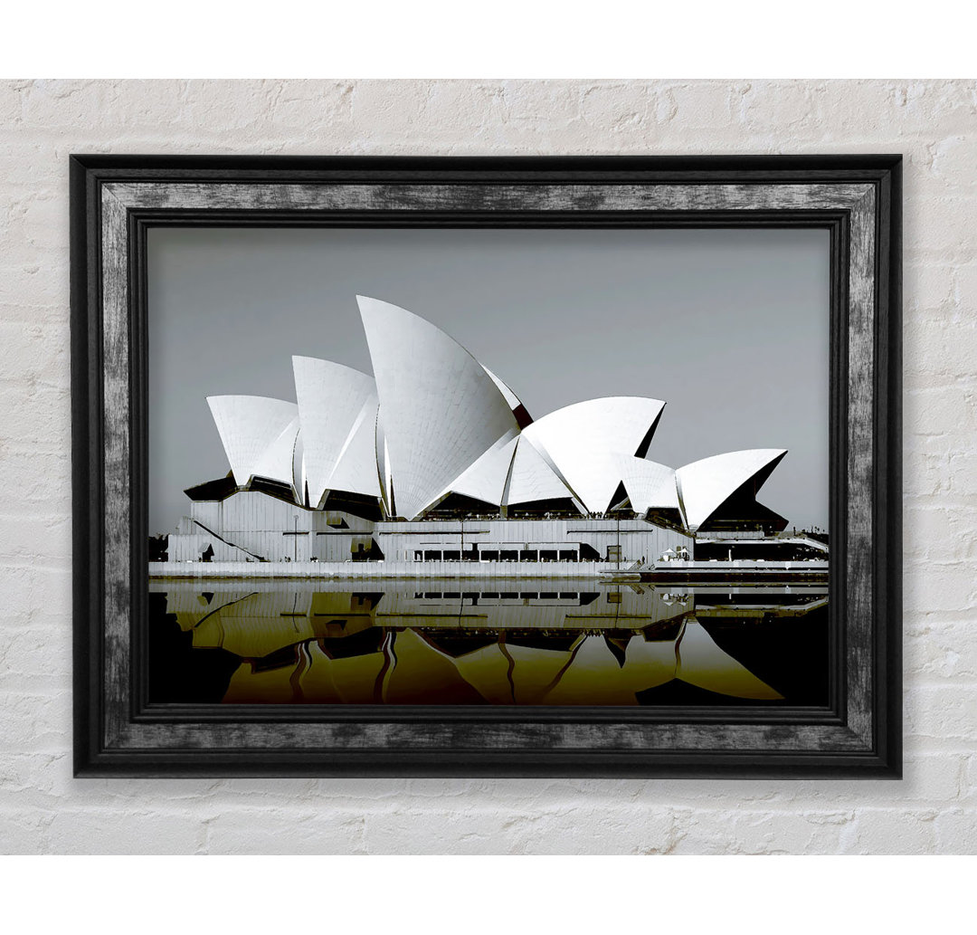 Sydney Opera House Green Harbour Gerahmter Druck