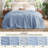 Bedsure Cotton & Rayon from Bamboo Waffle Blanket, Lightweight and Breathable for Year-Round Comfort-108924540-108924547