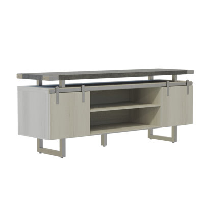Mirella Low Wall Cabinet Wood Doors by Safco Products Company