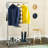 Ples 35.4'' Metal Rolling Clothing Rack