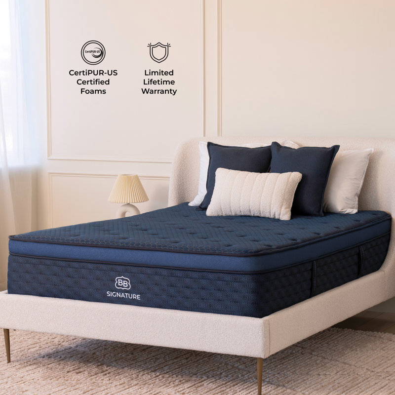 Brooklyn Bedding Signature Hybrid Medium Mattress, Extra-long Twin