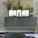 Atlas 5 Light Uplight Chandelier Shown In Graphite Finish With 4” Clear Bubble Glass