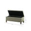 Banc de rangement capitonné à fermeture douce