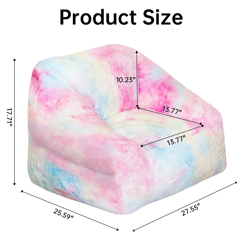 Trule Rainbow Kids Bean Bag sofa/Bean chair & Reviews | Wayfair