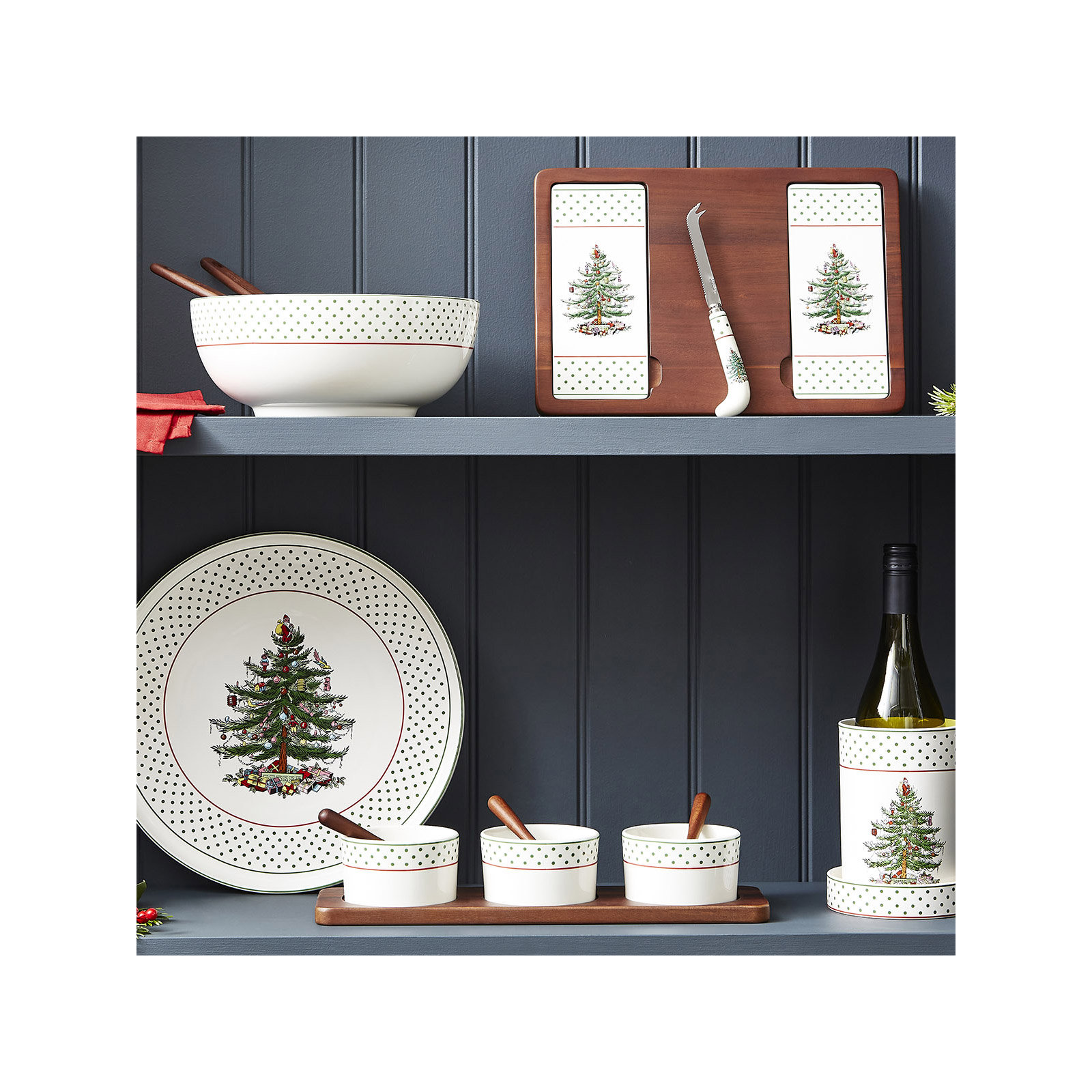 Polka Dot Lazy Susan, 13"