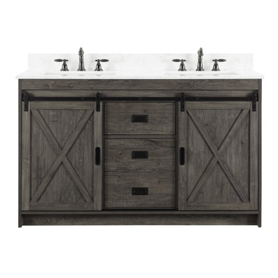 Ensemble de meuble-lavabo double 54 po Jillian
