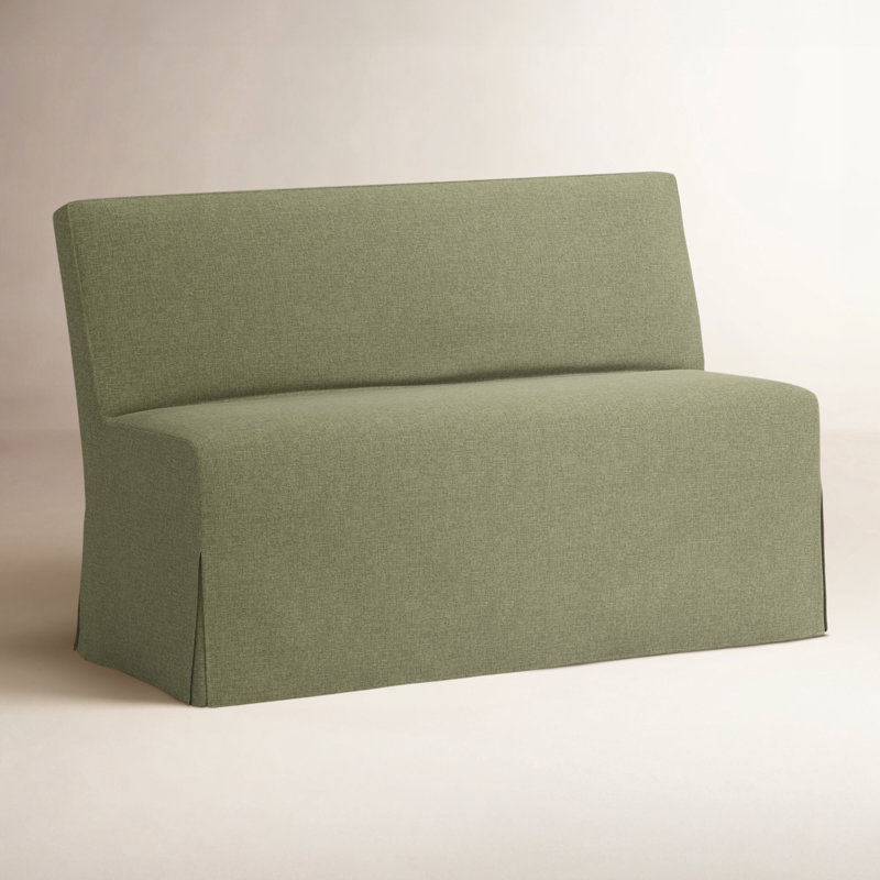 Stoffer Home x Cloth and Co. Lindy Upholstered Bench, Zuma Laurel Textured Linen