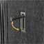 Structure de lit tapissier avec tissu en chenille à motif plissé, lit plateforme avec tête de lit et structure de lit-2001061965-2001061954