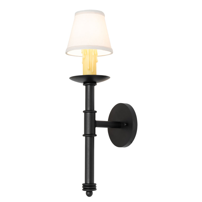 1 - Light Candle Wall Light, 20" H x 5" W x 7" D