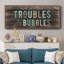 Troubles Bubbles - Toile encadrée-110636967