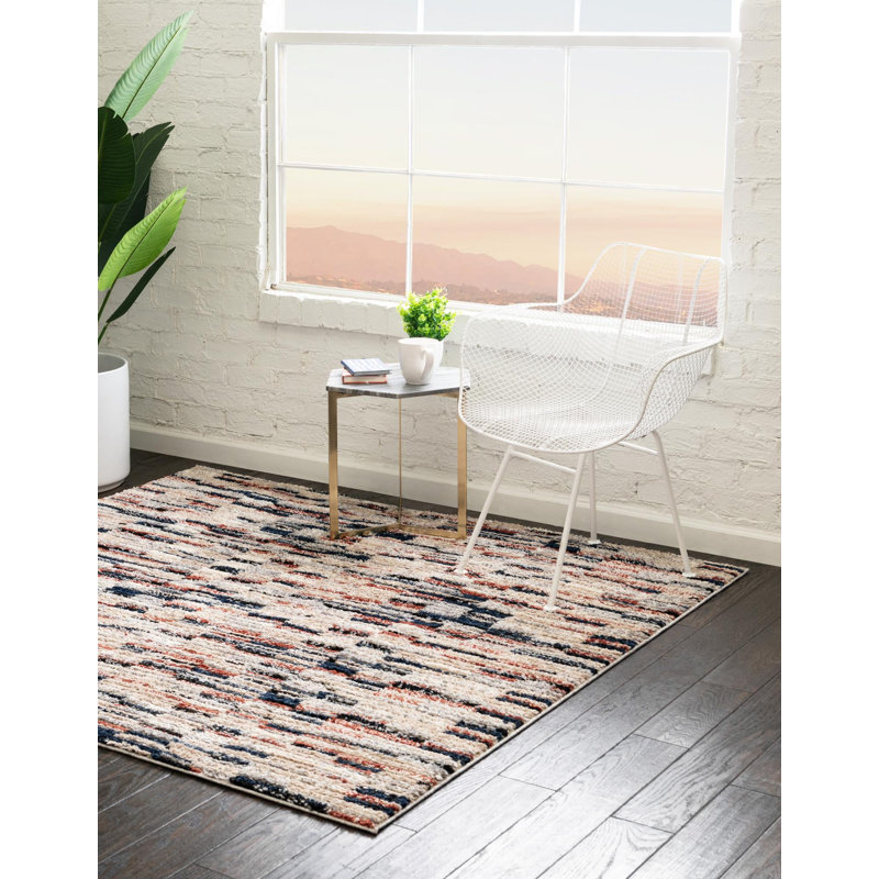 Tucson Abstract Indoor Rug, Square 6'