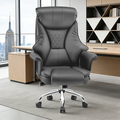  Fauteuil de direction ergonomique avec accoudoirs réglables et soutien lombaire