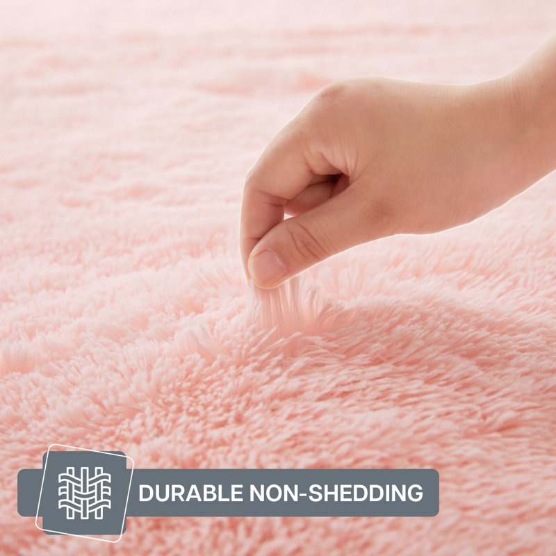 4X6 Shaggy Area Rug For Living Room, Bedroom, Or Dorm – Ultra Soft Plush Fluffy Carpet, Modern Cozy Floor Rug, Easy Care & Machine Washable