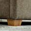 Banc de bout rembourré en chenille de 60,2 po de largeur, tabouret avec repose-pieds avec structure en bois massif et en bois d'ingénierie, espace de rangement spacieux, pieds antidérapants, support de rangement taupe anti-rayures